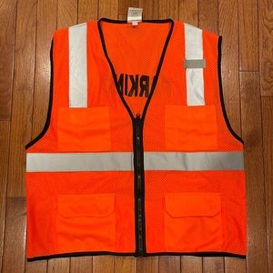 Reflective safety Orange Vest - L/XL